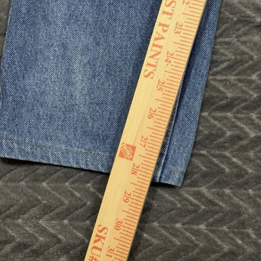 Vtg 90s Levis 505 Jeans Mens Size 32x28 Straight Leg Denim Orange Tab USA Made